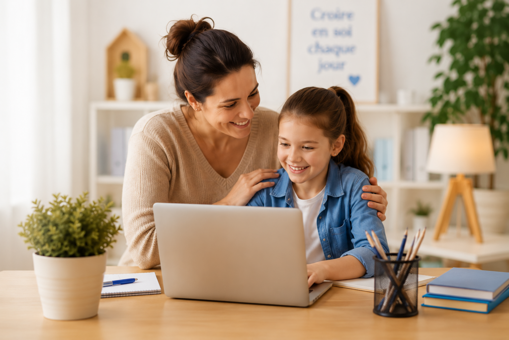 Un accompagnement ensemble , éleve et parent